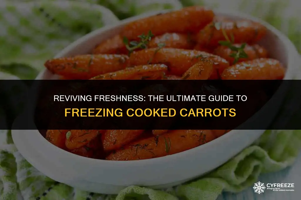 can you freeze fresh caoorts after cooking
