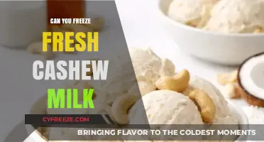 Fresh Cashew Milk: The Ultimate Guide to Freezing and Preserving