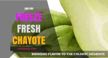 Fresh Chayote: The Ultimate Guide to Freezing and Preserving