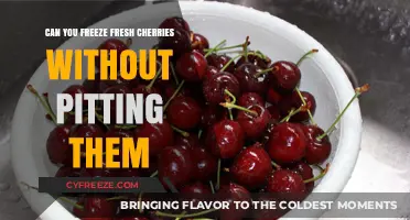 Easy Cherry Freezing: No Pitting Required for Delicious Results!