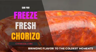 Savor the Flavor: Freezing Fresh Chorizo for Future Feasts