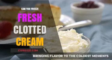 From Dairy to Delight: Freezing Fresh Clotted Cream for Later Indulgence