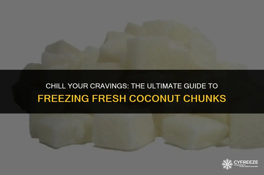 can you freeze fresh coconut chunks