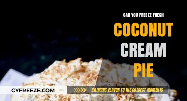 Chill Your Pie: Freezing Fresh Coconut Cream Pie Explained