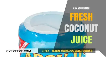 Chill Your Coconut: Freezing Fresh Juice for a Refreshing Treat