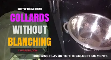 Preserve Your Harvest: Freezing Fresh Collards Without Blanching