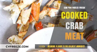 Savor the Flavor: Freezing Freshly Cooked Crab Meat Made Easy