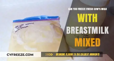 Combining Cow's Milk and Breastmilk: A Guide to Safe Storage