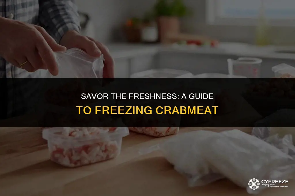 can you freeze fresh crabmeat