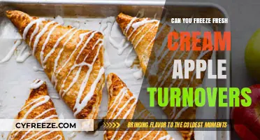 Delicious Fresh Cream Apple Turnovers: Can You Freeze Them?
