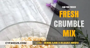 From Fresh to Frozen: The Ultimate Guide to Freezing Crumble Mix