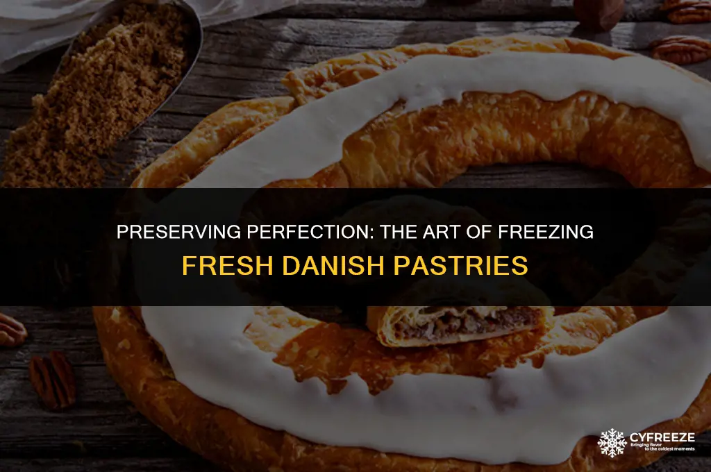 can you freeze fresh danish pastries