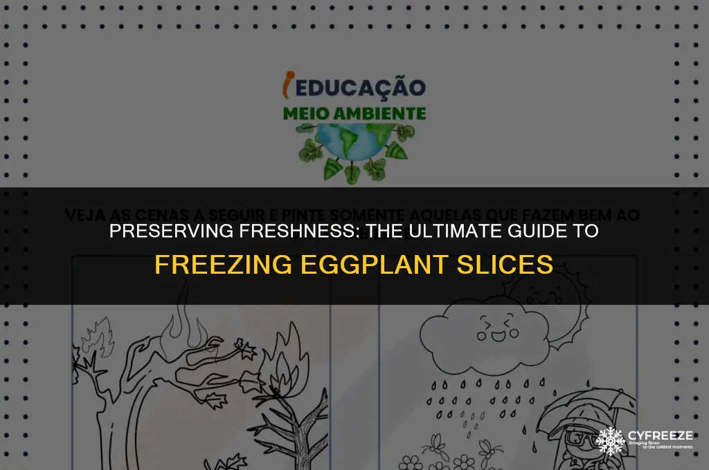 can you freeze fresh eggplant slices