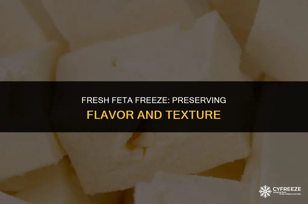 can you freeze fresh feta cheese