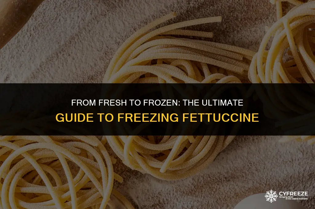 can you freeze fresh fettuccine