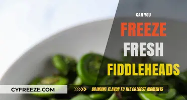 Preserving Spring's Bounty: A Guide to Freezing Fresh Fiddleheads