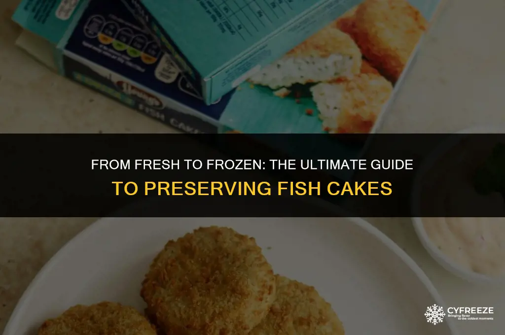 can you freeze fresh fish cakes