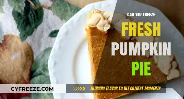 From Fresh to Frozen: The Ultimate Guide to Freezing Pumpkin Pie