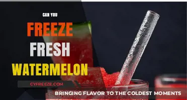 Summer's Sweet Secret: Freezing Fresh Watermelon for Year-Round Delight