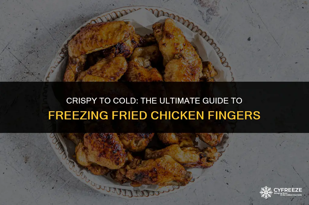 can you freeze fried chicken fingers