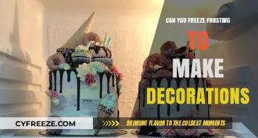 Sweet Success: Freezing Frosting for Fabulous Cake Decorations