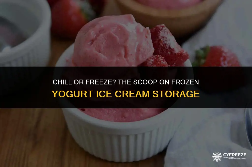 can you freeze frozen yogurt ice cream