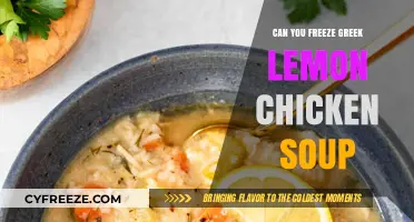 Savor the Flavor: Freezing Greek Lemon Chicken Soup Made Easy