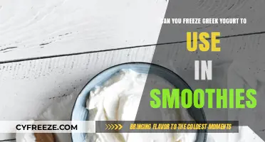 Freeze Greek Yogurt for Smoothies: Tips and Tricks Revealed