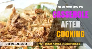 Freezing Green Bean Casserole: A Post-Cooking Guide