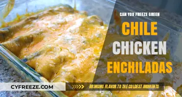 Freezing Green Chile Chicken Enchiladas: A Complete Guide