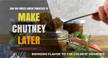 Preserving Summer's Bounty: Freezing Green Tomatoes for Future Chutney