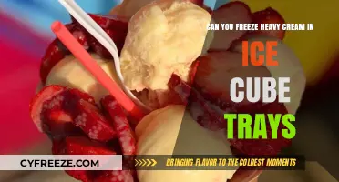 Smart Kitchen Hacks: Freezing Heavy Cream in Ice Cube Trays