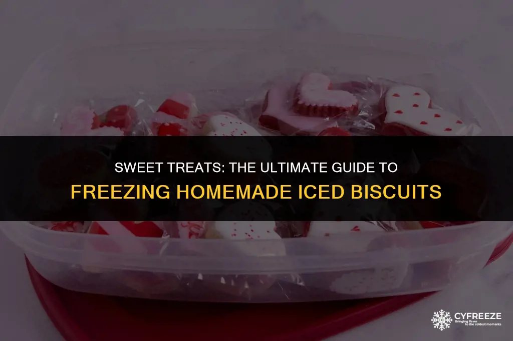 can you freeze homemade iced biscuits