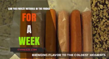 Hot Dog Storage: A Week-Long Freeze in the Fridge?