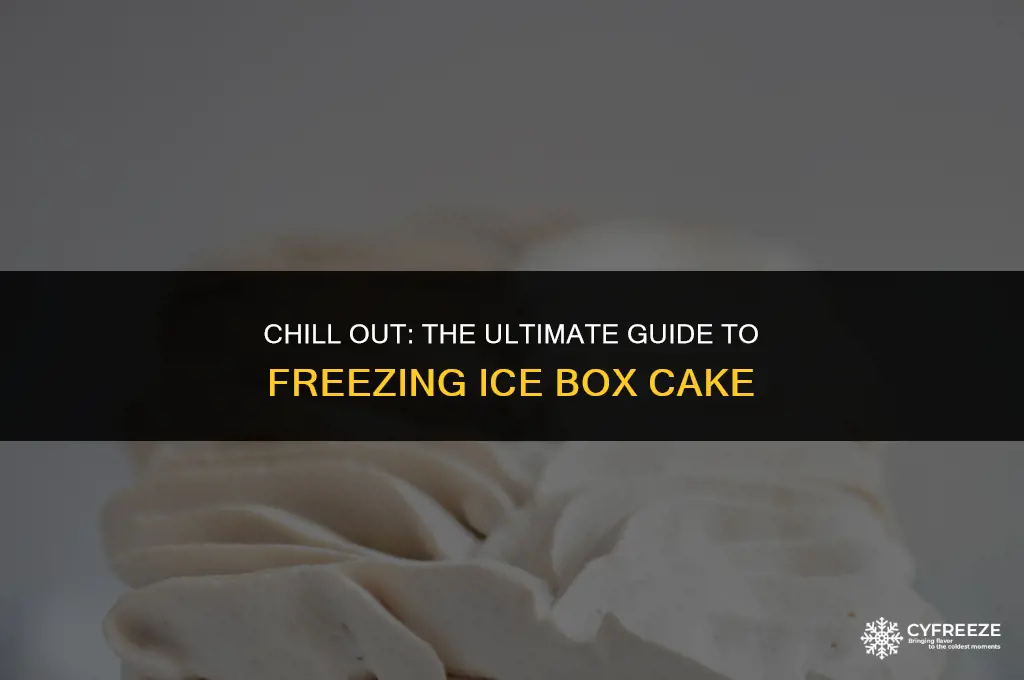 can you freeze ice box cake