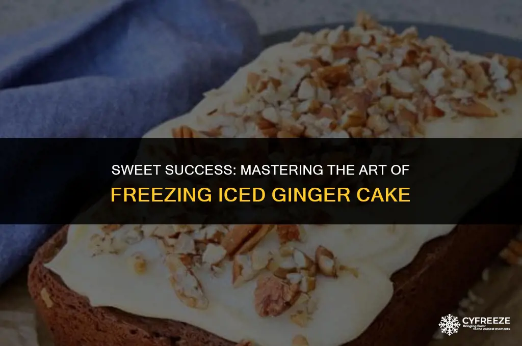 can you freeze iced ginger cake