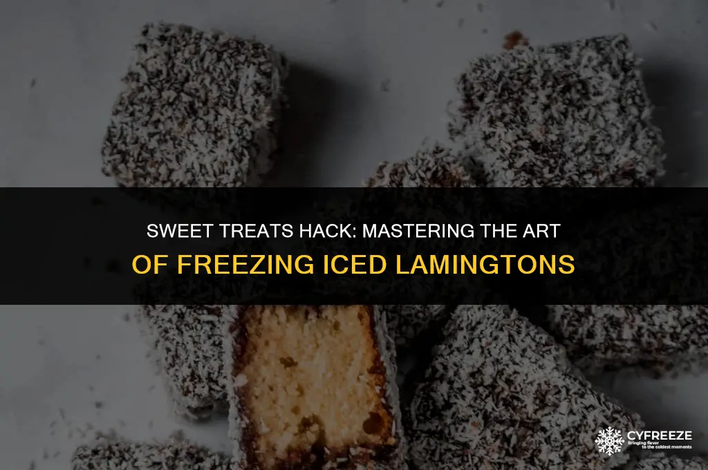 can you freeze iced lamingtons