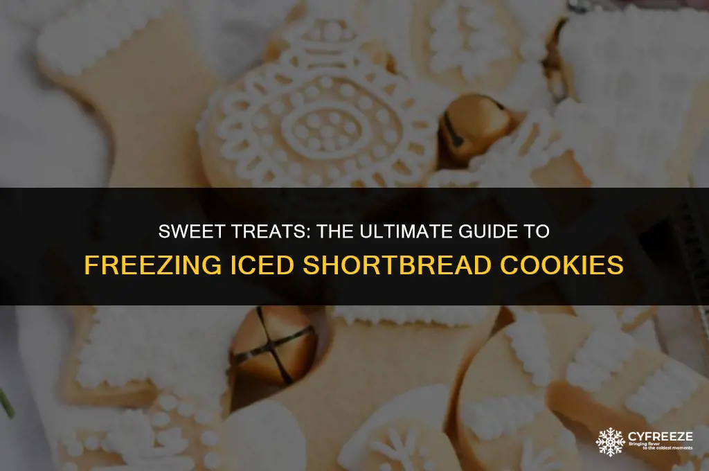 can you freeze iced shortbread cookies