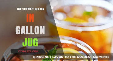 Chill Your Brew: The Ultimate Guide to Freezing Iced Tea in Gallon Jugs