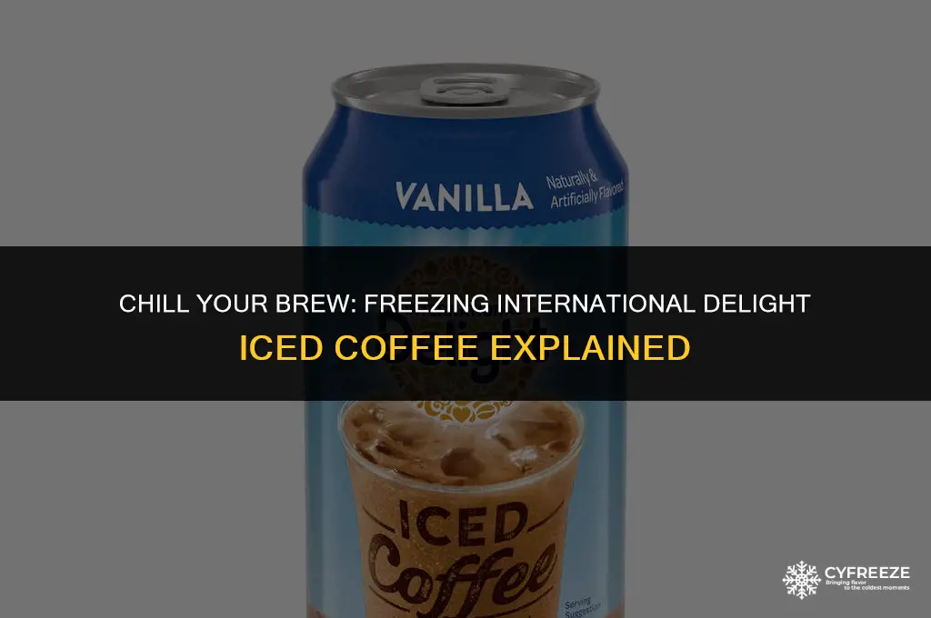 can you freeze international delight iced coffee