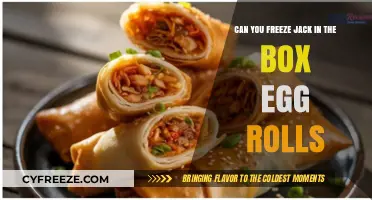 Freezing Jack in the Box Egg Rolls: Tips and Tricks