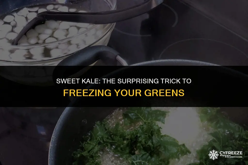 can you freeze kale to make it sweet