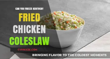 Delicious Coleslaw: Freezing Tips for Kentucky Fried Chicken Fans