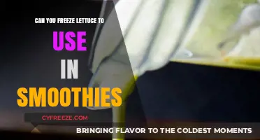 Freezing Lettuce for Smoothies: A Time-Saving Tip or Texture Disaster?