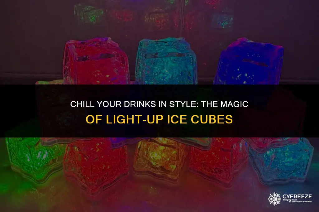 can you freeze light up ice cubes