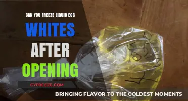 Freezing Liquid Egg Whites: A Guide to Post-Opening Storage