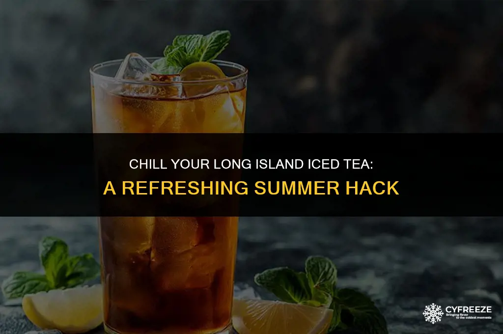 can you freeze long island iced tea