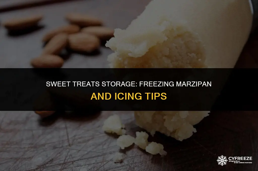 can you freeze marzipan and icing