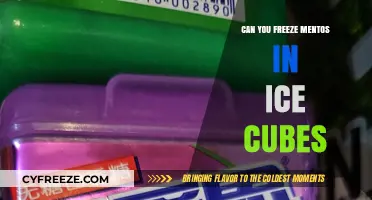 Chill Your Mentos: A Refreshing Twist on Ice Cubes