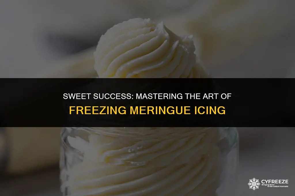 can you freeze meringue icing
